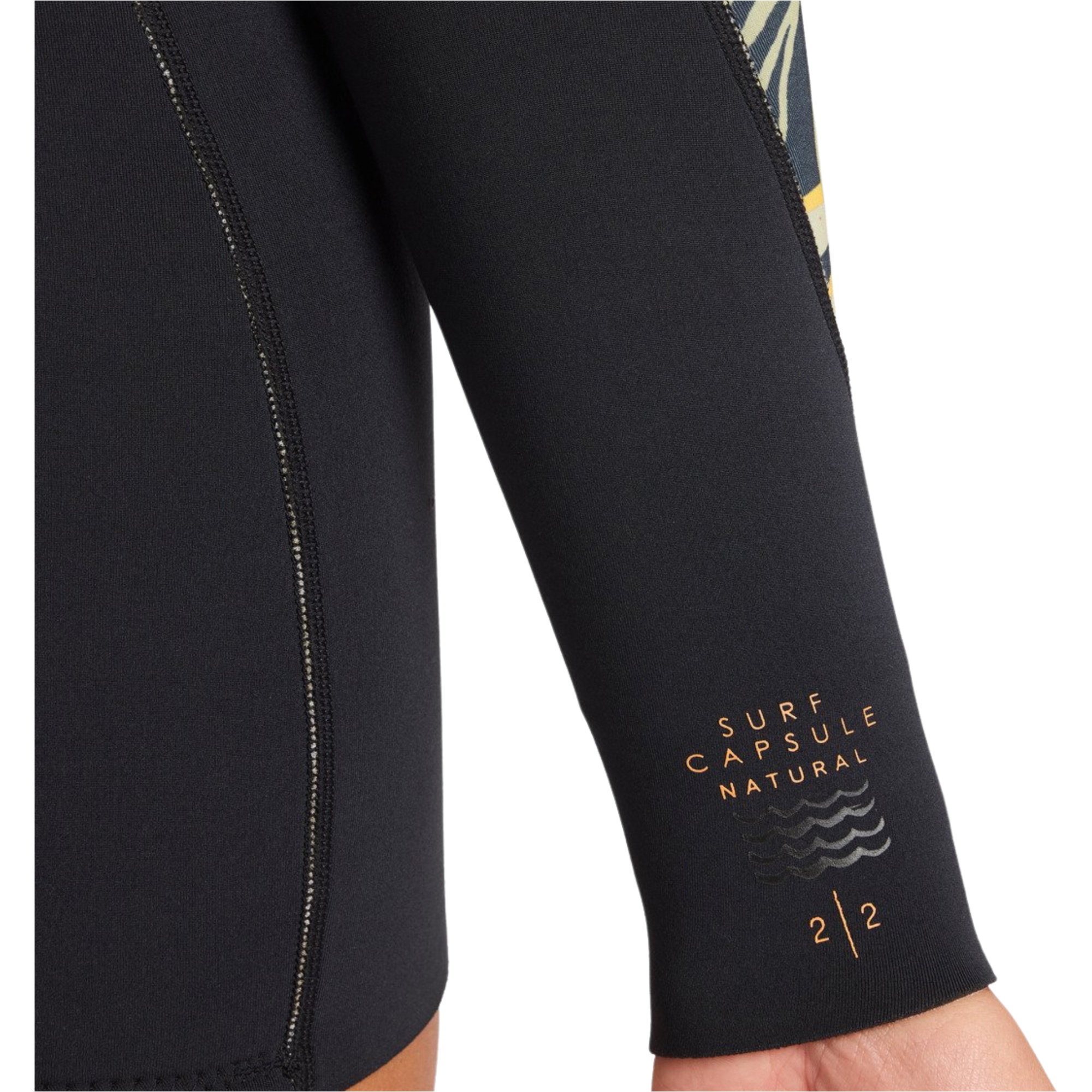 2026 Billabong Womens Spring Fever Natural 2mm Long Sleeve Spring Wetsuit 24BW193504 - Black Tropical